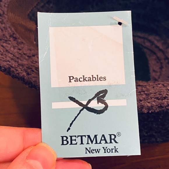 Slate Gray Black Chenille Bling Bucket Hat by Betmar - Picture 11 of 11